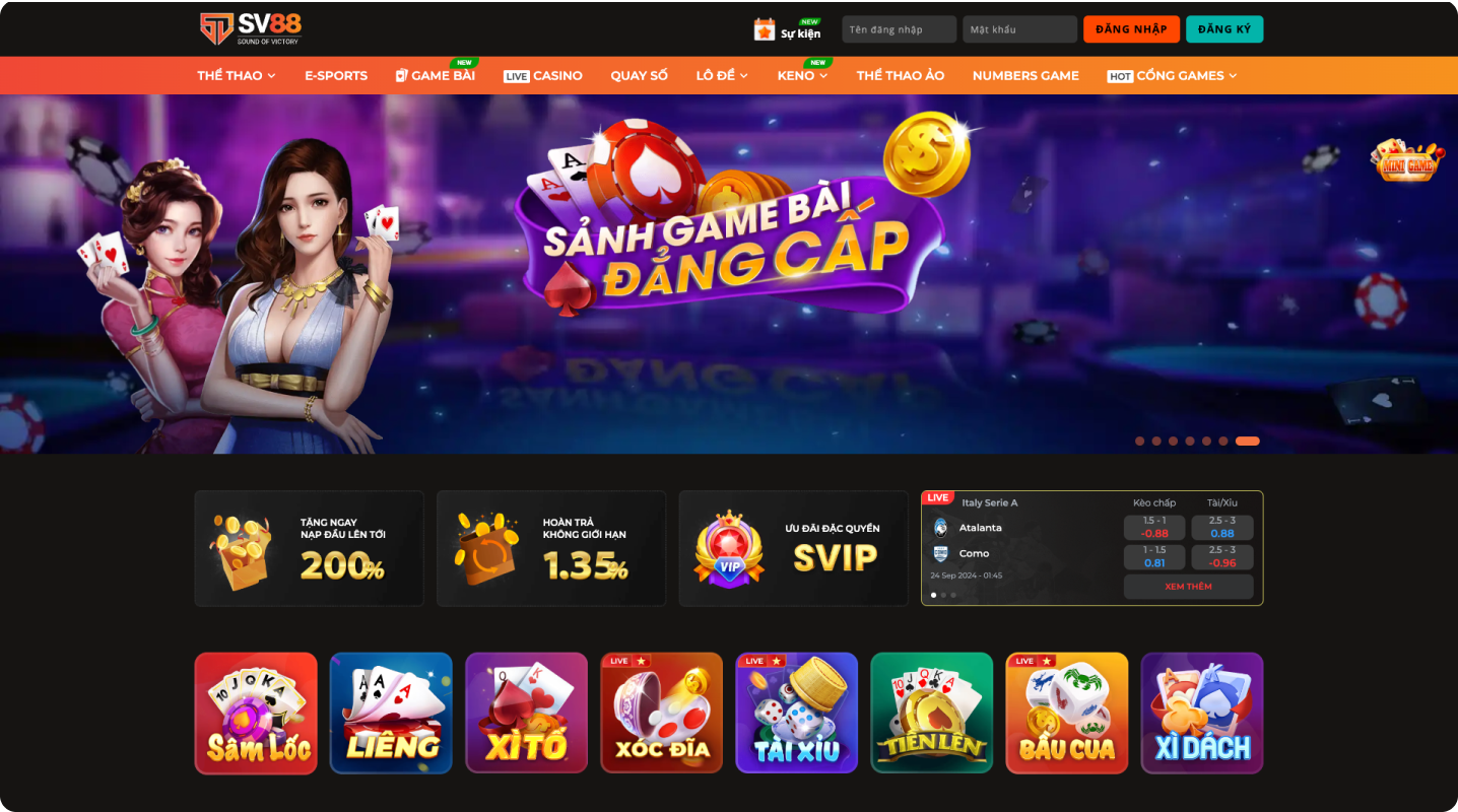 sv88 mobi được tin tưởng giới thiệu bởi nhà cái uy tín 79